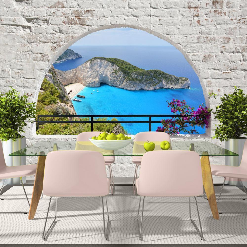 Fototapete Kalamaki Zakynthos – Traumhafte Küstenlandschaft aus Griechenland Sawelt