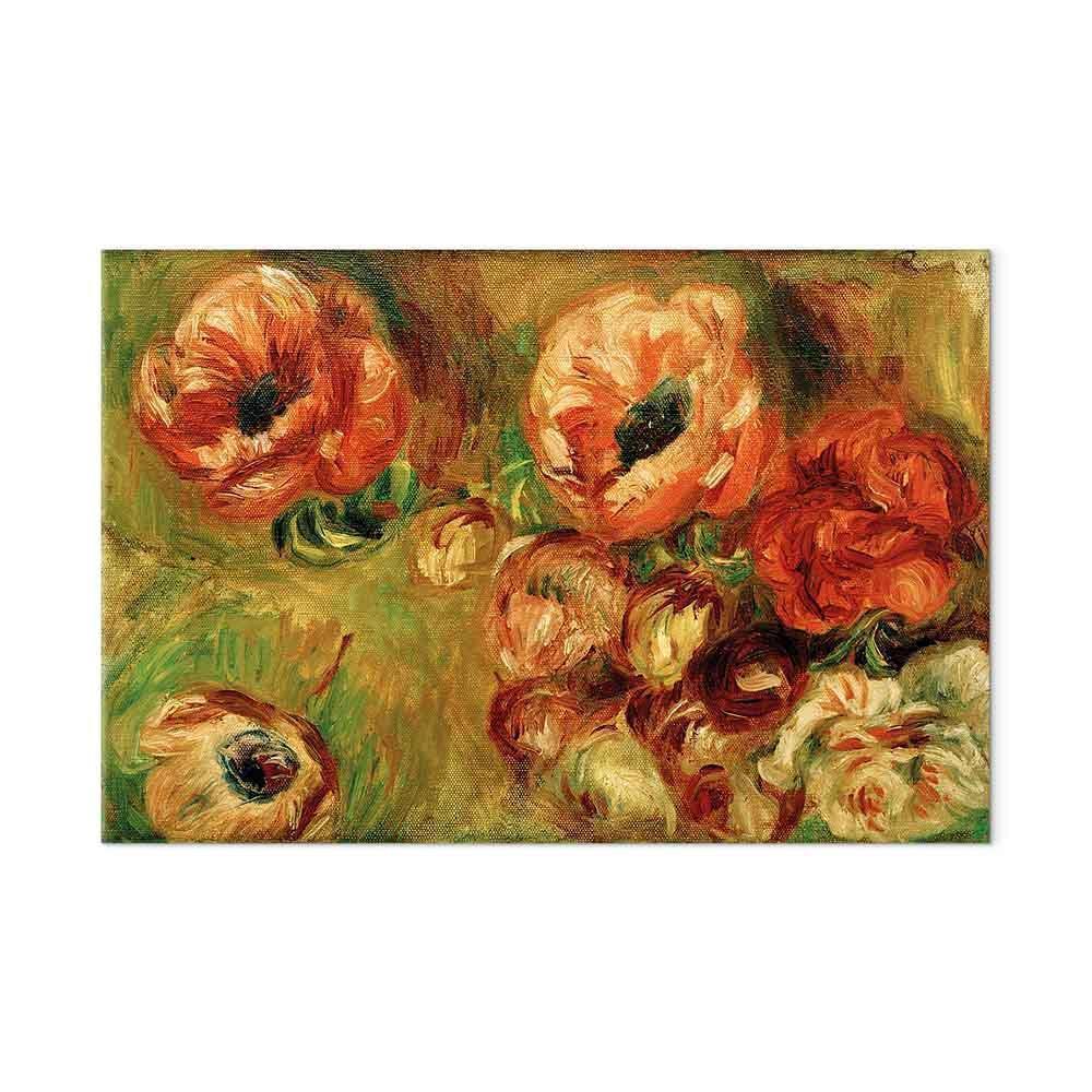 Leinwandbild - Pierre-Auguste Renoir – Les Anémones