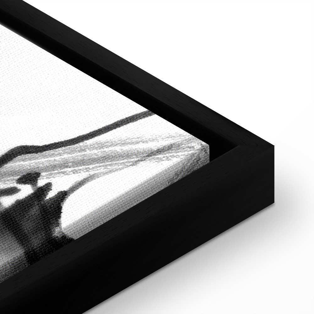 Leinwandbild - Winged Love (1 Part) Vertical