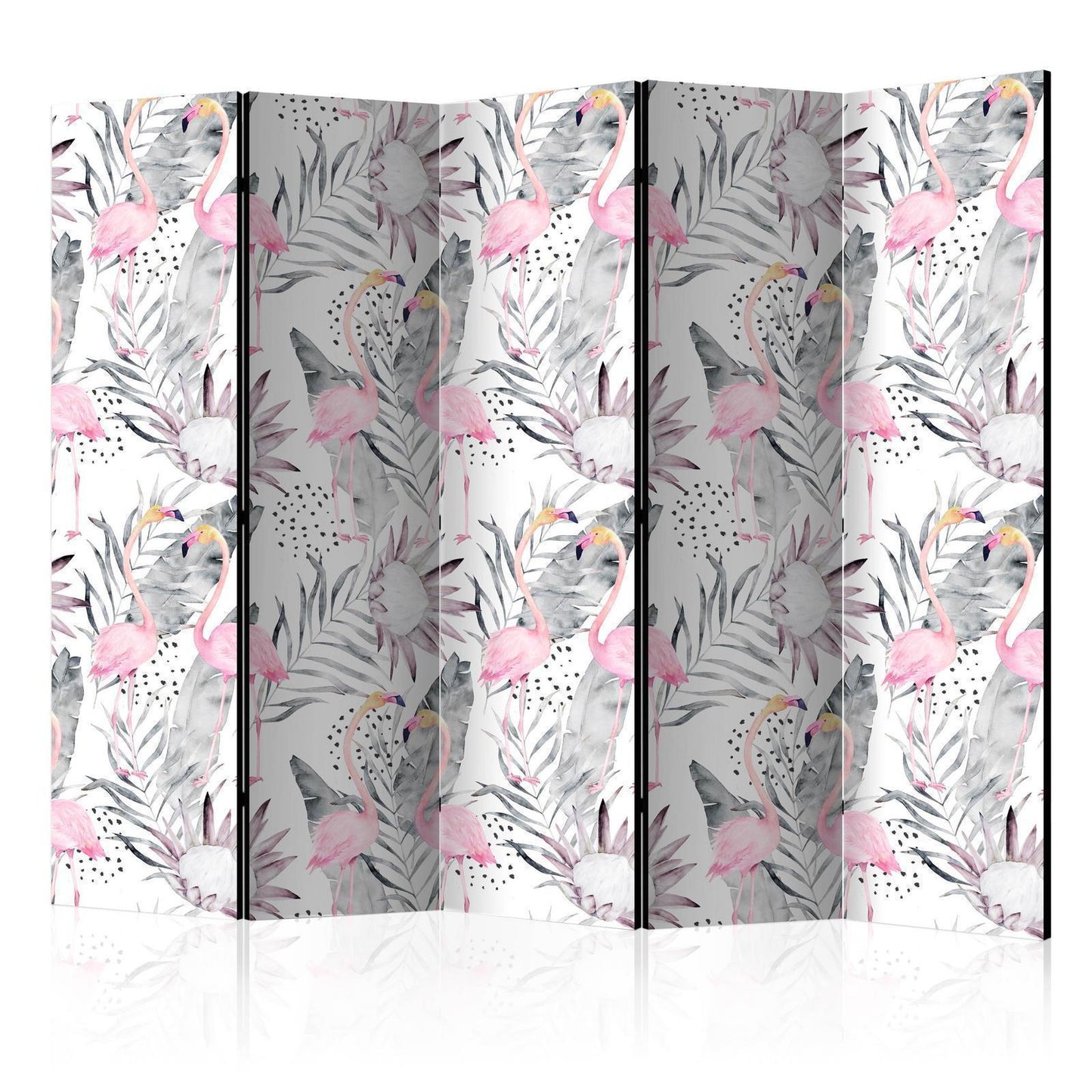Paravent - Flamingos and Twigs II Artgeist