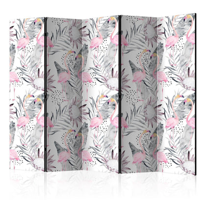 Paravent - Flamingos and Twigs II Artgeist