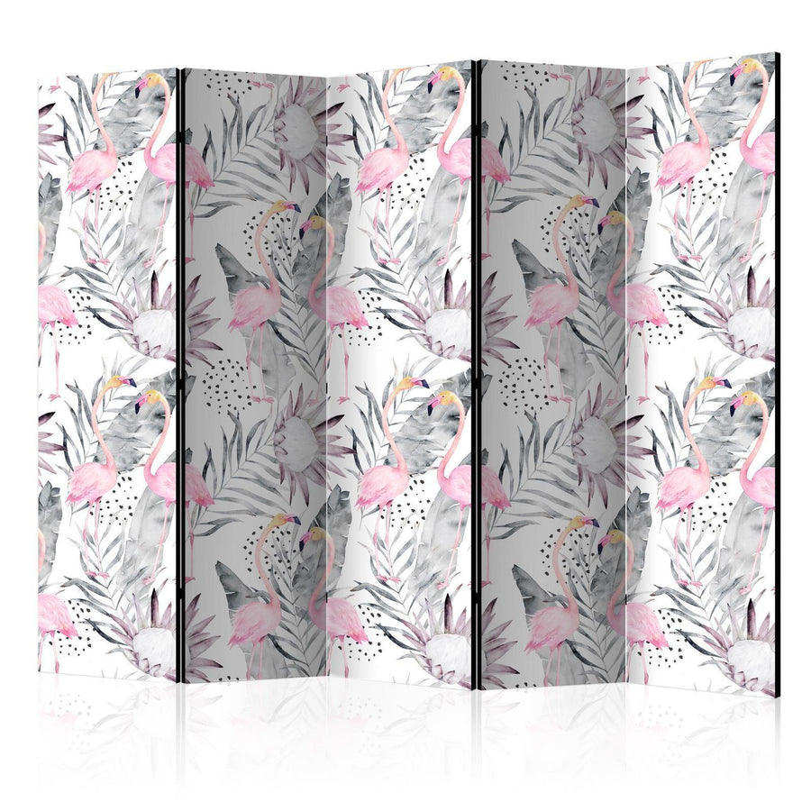 Paravent - Flamingos and Twigs II Artgeist