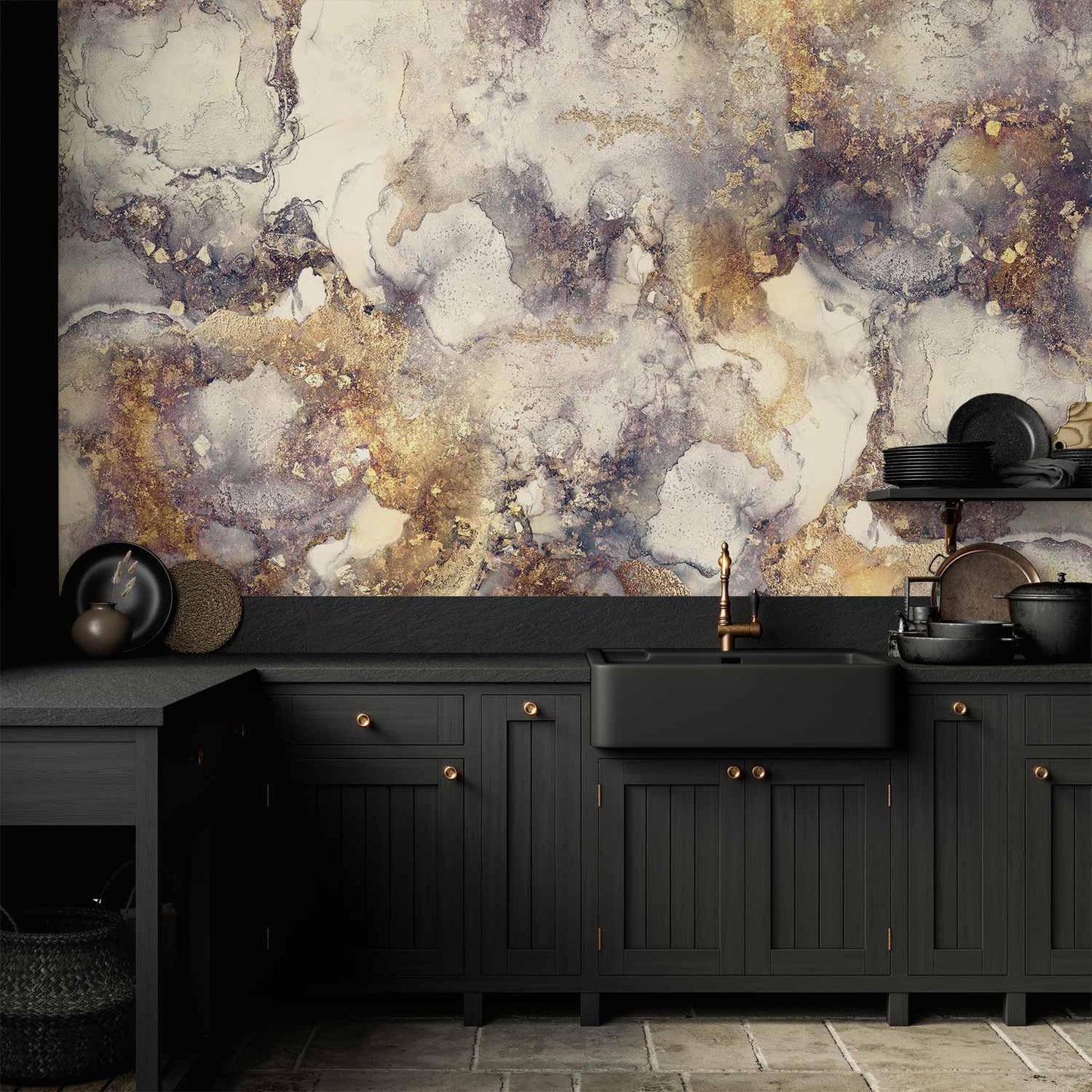 Fototapete - Golden Interweaver