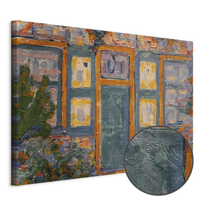 Leinwandbild - Piet Mondrian – House in Sunlight