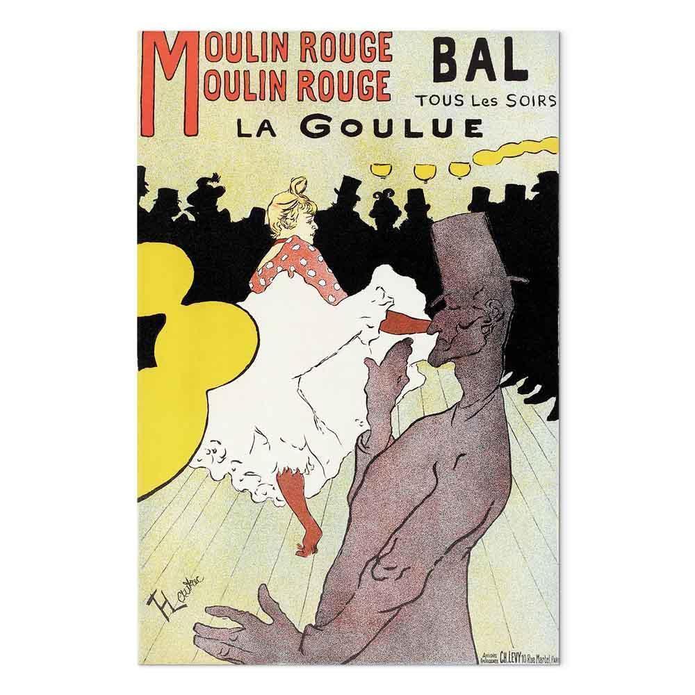 Leinwandbild - Henri de Toulouse-Lautrec – Moulin Rouge – La Goulue