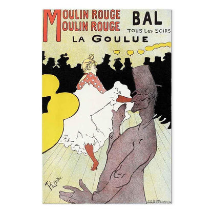 Leinwandbild - Henri de Toulouse-Lautrec – Moulin Rouge – La Goulue