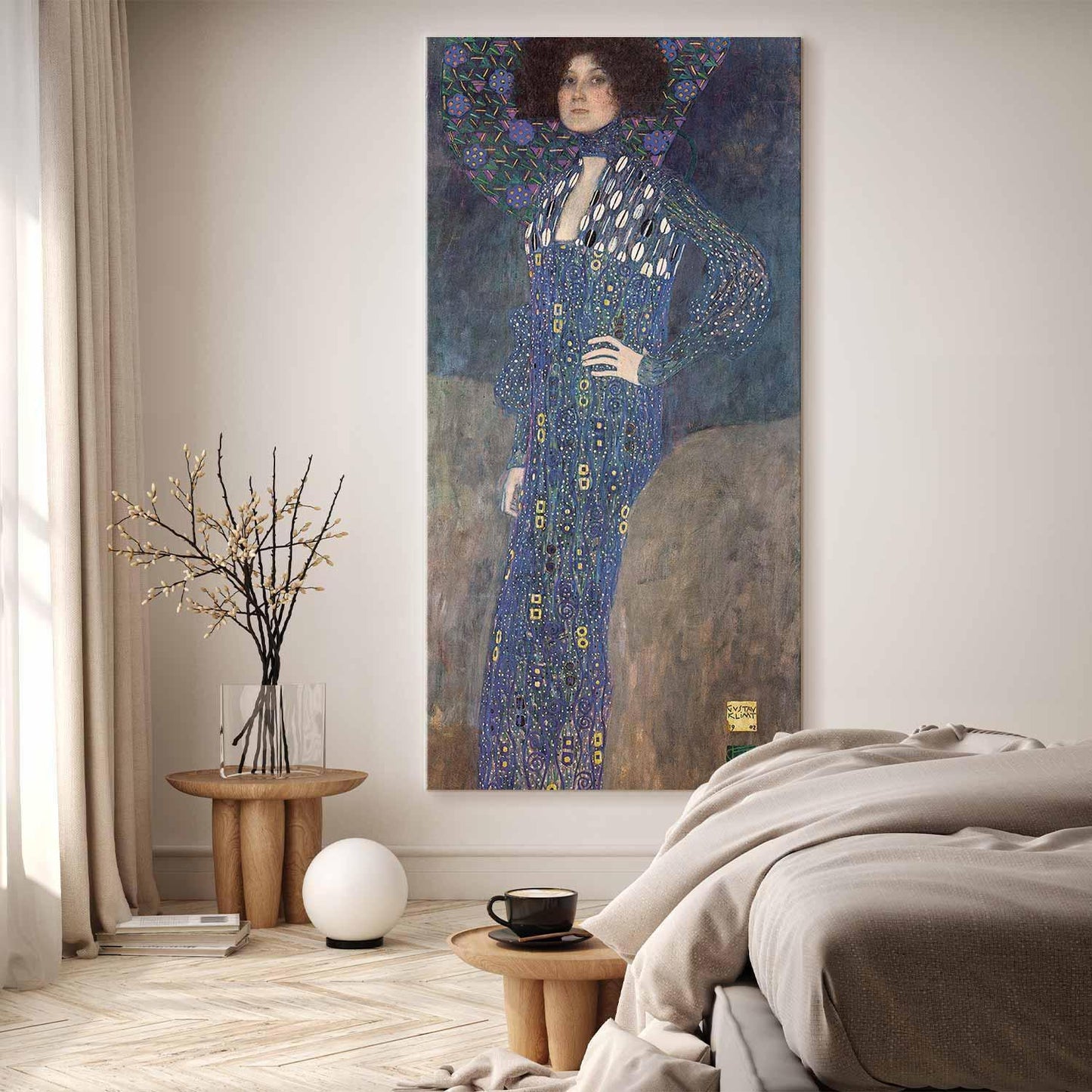 Wandbild XXL - Gustav Klimt – Miss Emilie Flöge