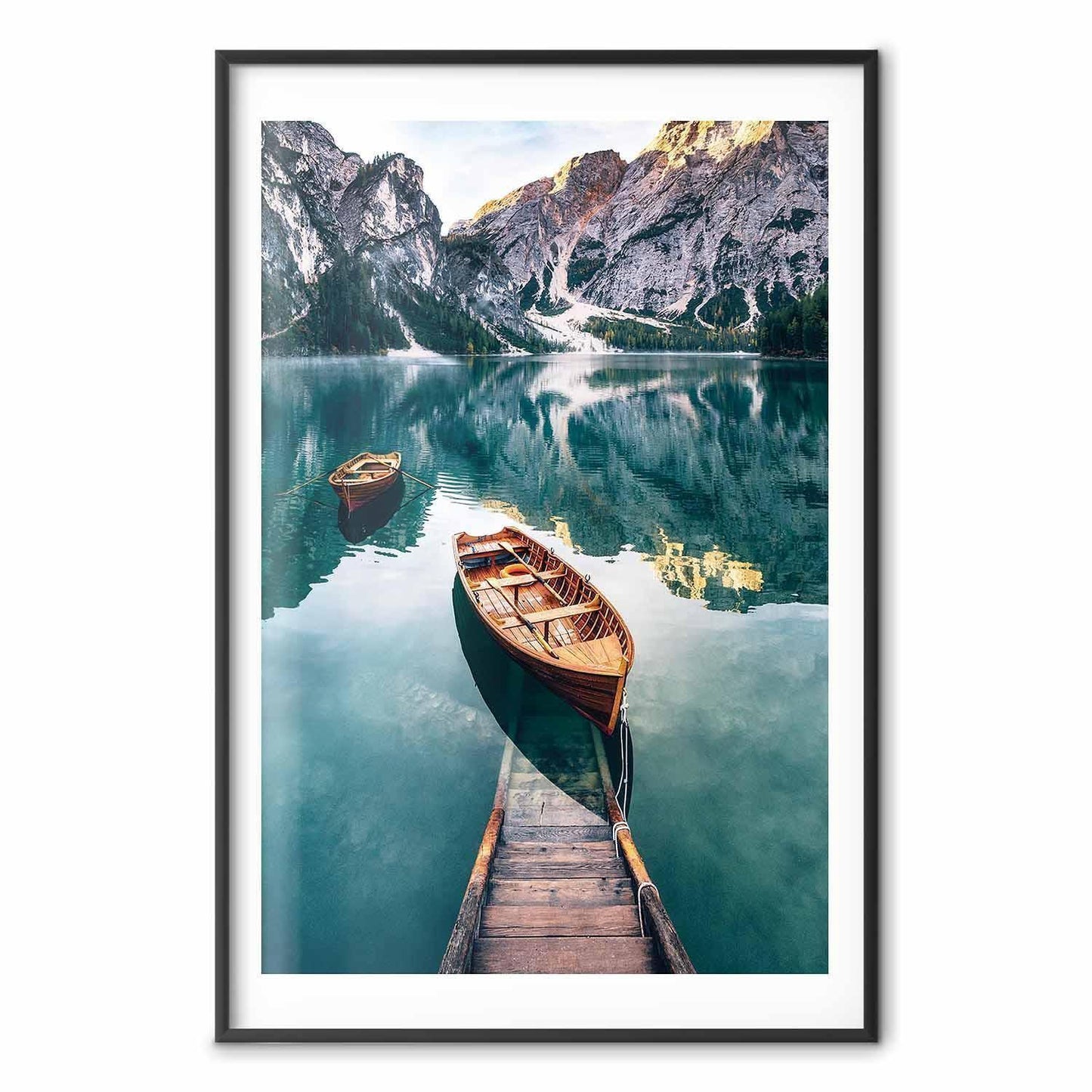 Poster - Boats in the Dolomites