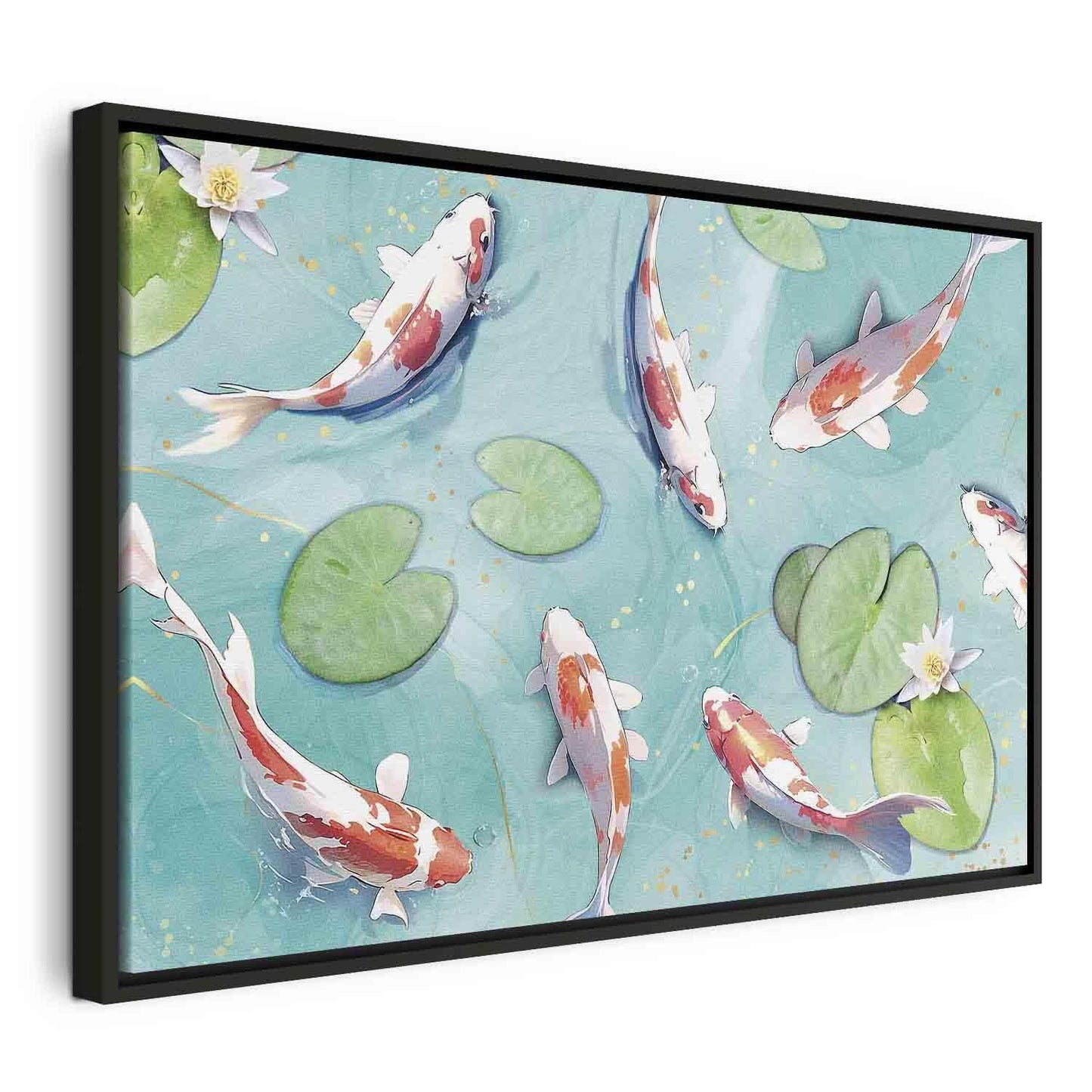 Leinwandbild - Pond in Japan