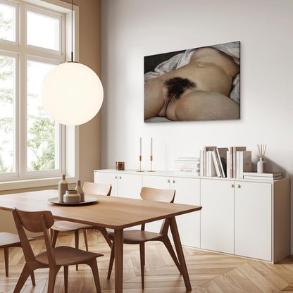 Leinwandbild - Gustave Courbet – The Origin of the World