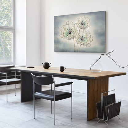 Leinwandbild - Ocean Flowers (1 Part) Wide