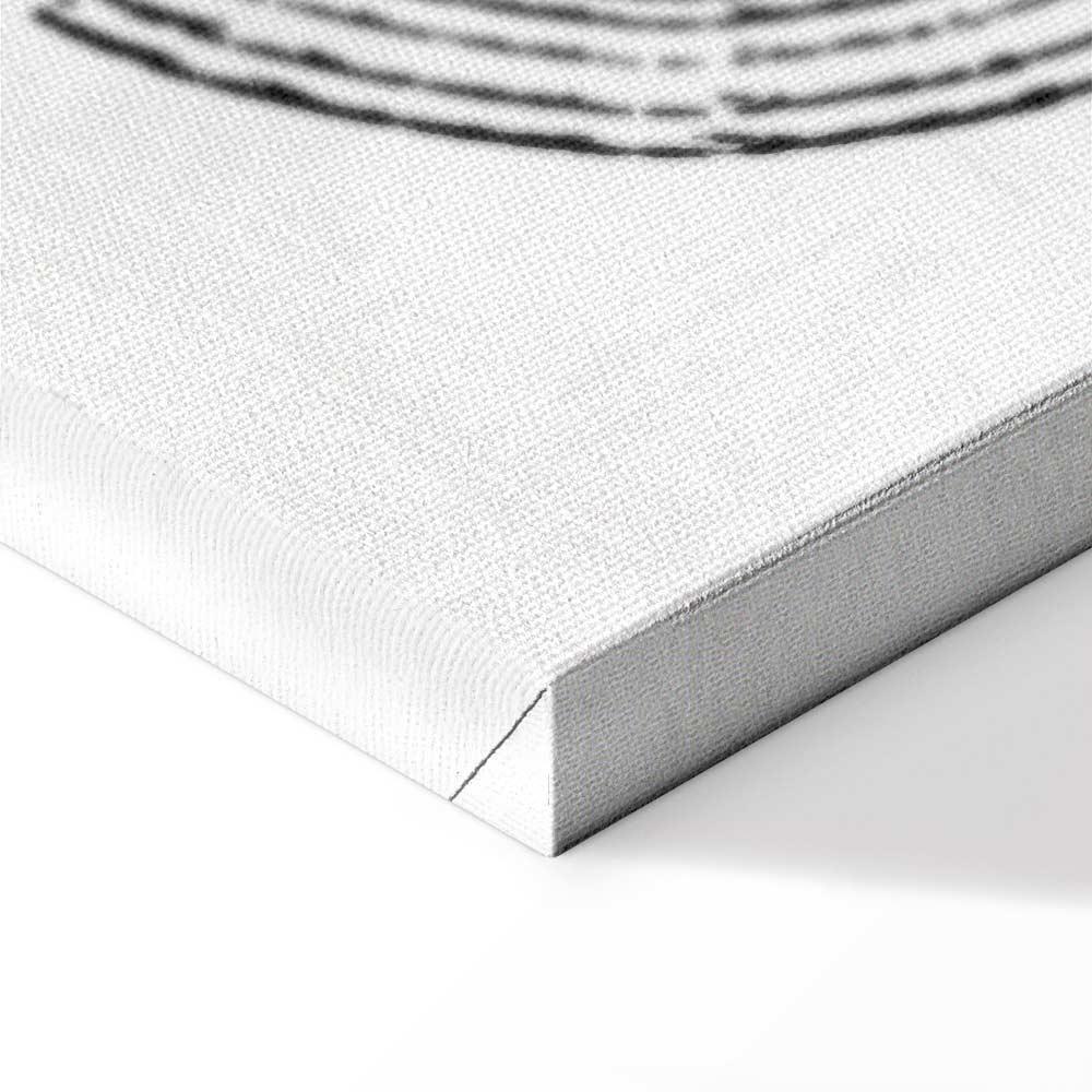 Leinwandbild - Landscape With the Sun (1 Part) Vertical