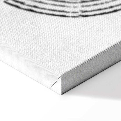 Leinwandbild - Landscape With the Sun (1 Part) Vertical