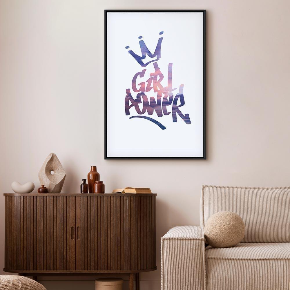 Leinwandbild - Girl Power (1 Part) Vertical