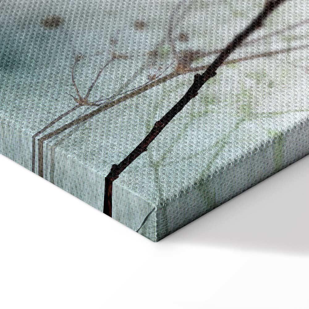 Leinwandbild - Foggy Lunaria (1 Part) Vertical