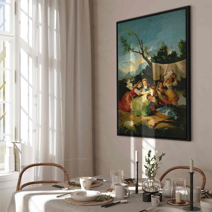 Leinwandbild - Francisco Goya – The Washerwomen