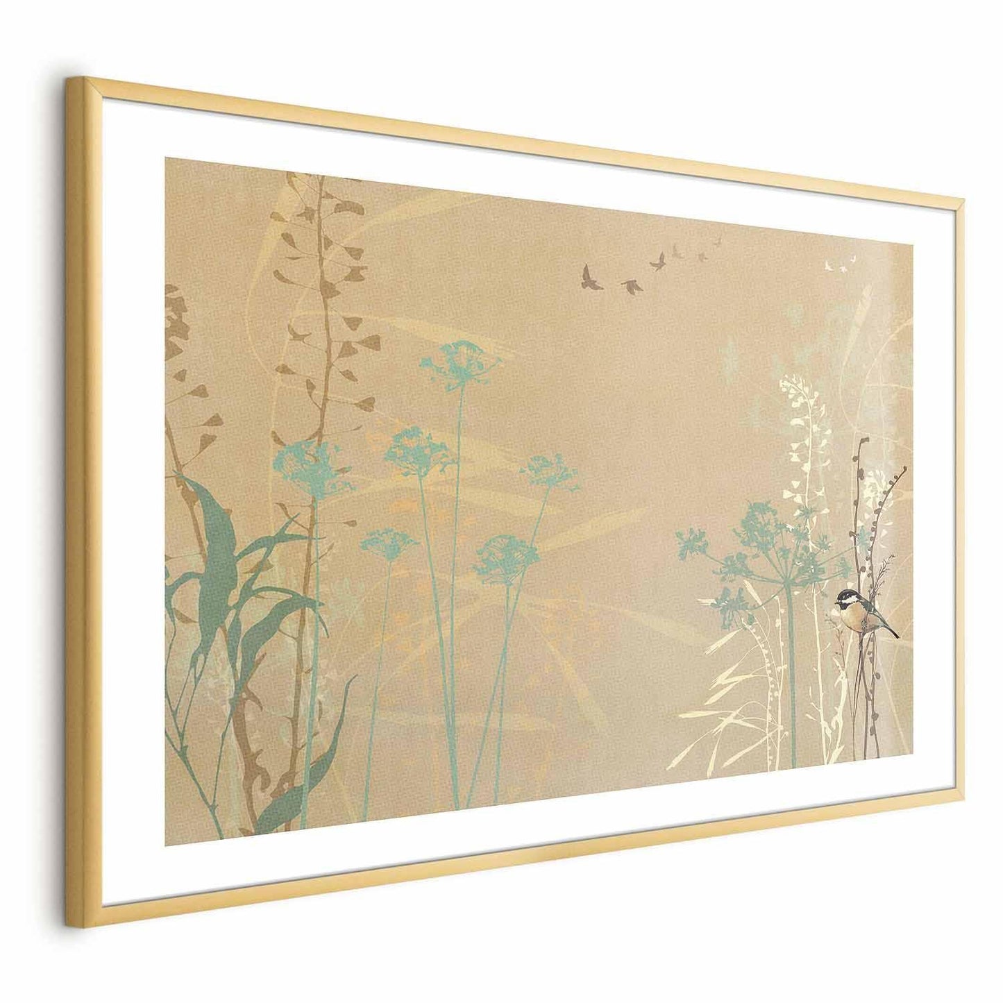 Poster - Bird on a Meadow Artgeist