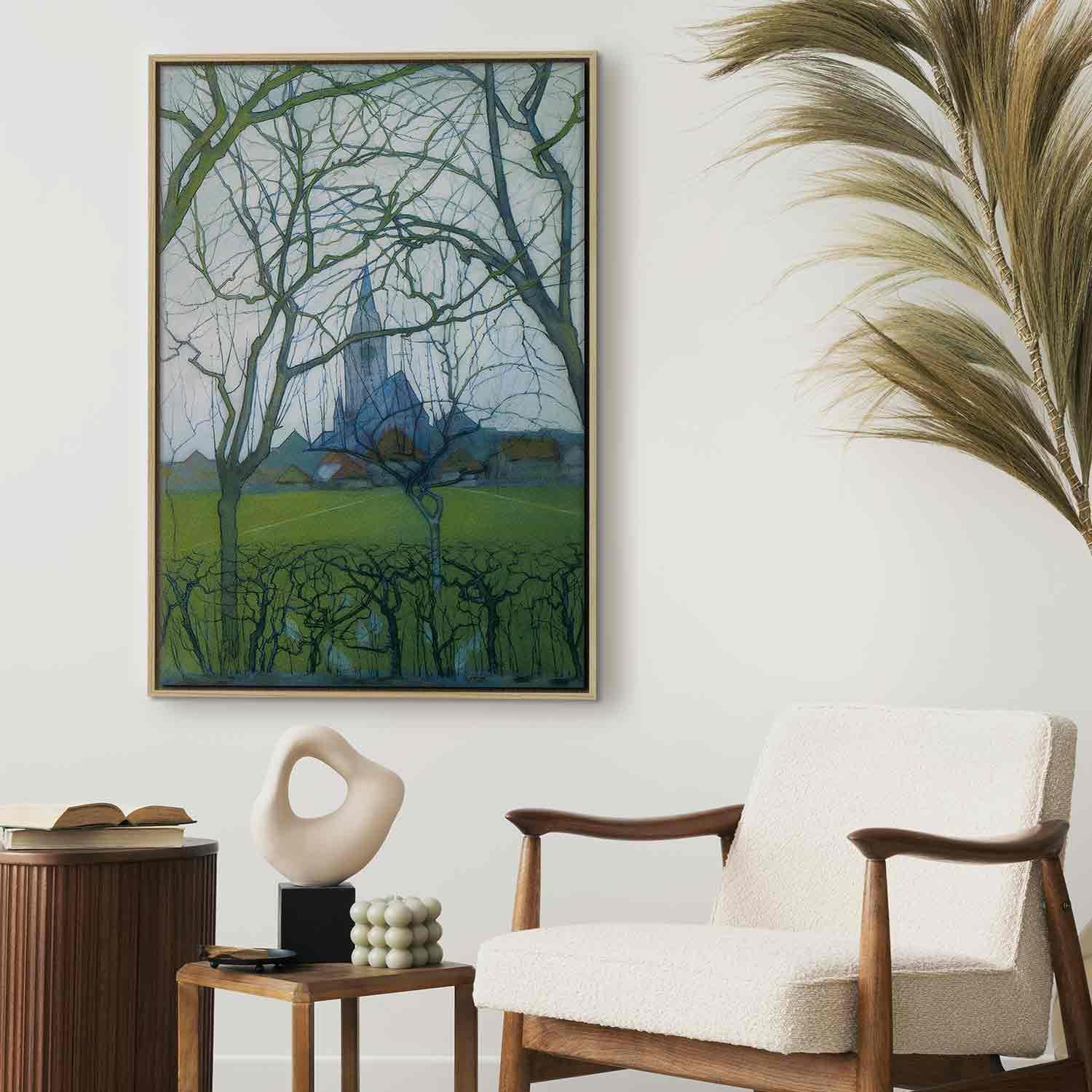 Leinwandbild - St Jacob's Church (Piet Mondrian) Artgeist