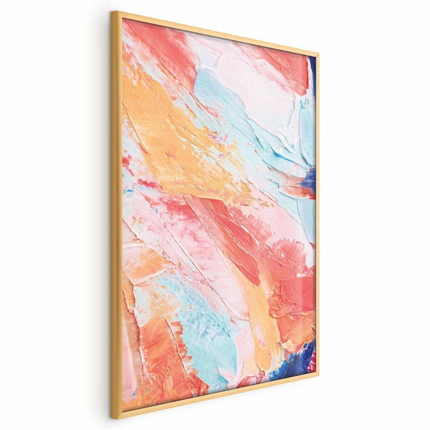 Poster - Colorful Harmony - dynamic color transitions in pastel tones Artgeist