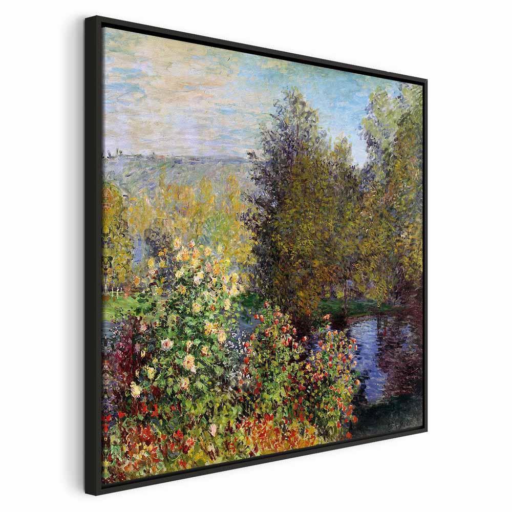 Leinwandbild - Claude Monet – Coin de jardin à Montgeron