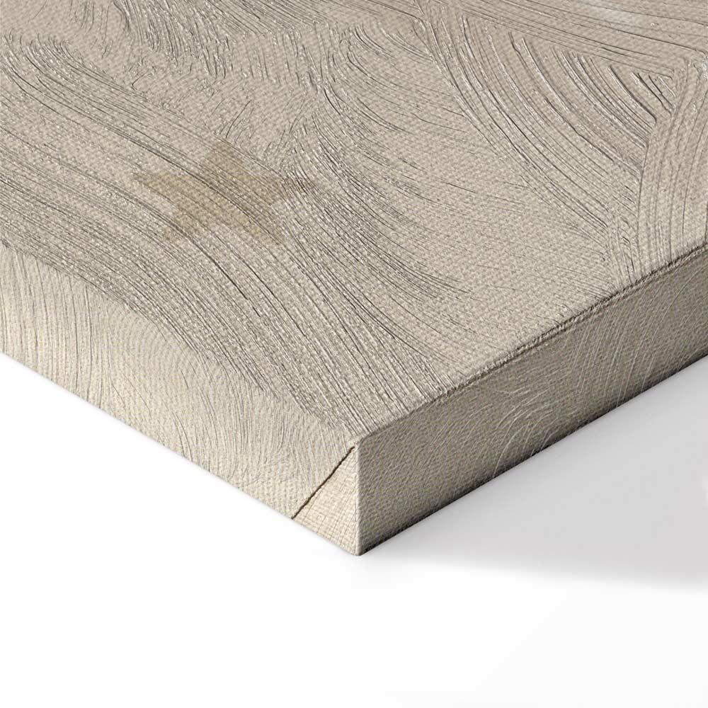 Leinwandbild - Race - Colorful Cars on a Road on a Beige Background with Inscriptions