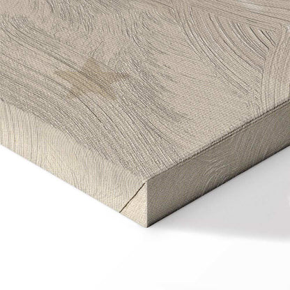 Leinwandbild - Race - Colorful Cars on a Road on a Beige Background with Inscriptions