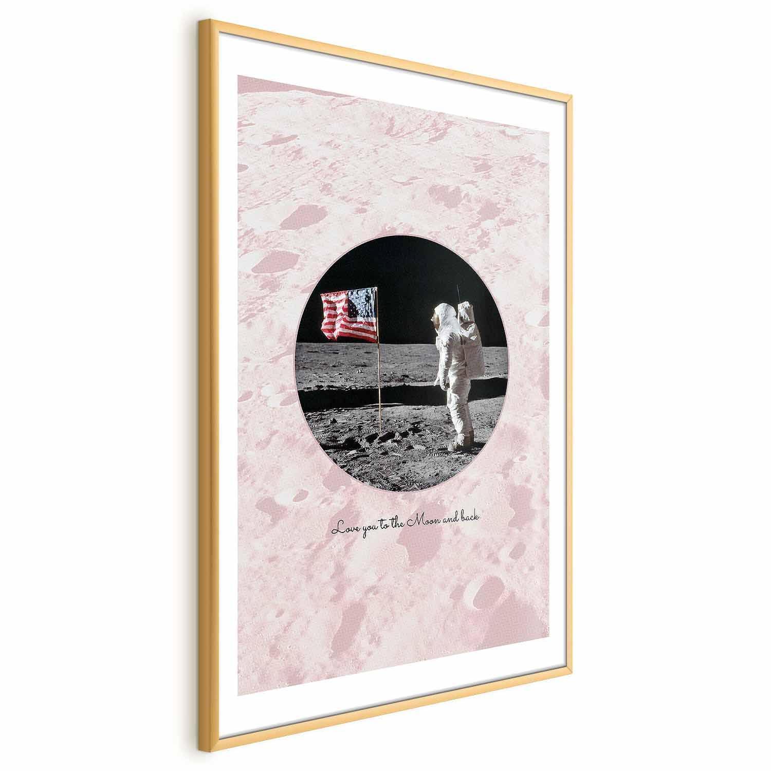 Poster - Love You to the Moon and Back Artgeist