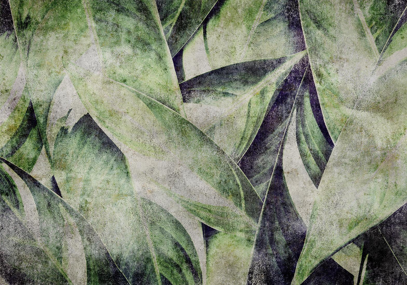 Fototapete - Industrial Leaves Artgeist