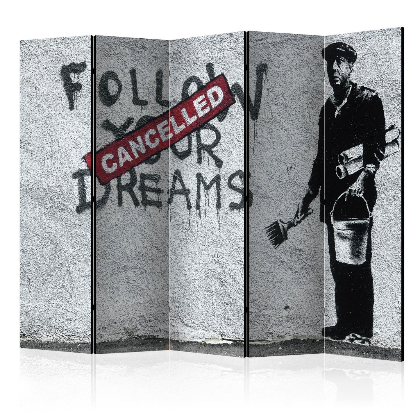Paravent - Dreams Cancelled (Banksy) II Artgeist