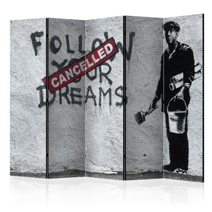 Paravent - Dreams Cancelled (Banksy) II Artgeist