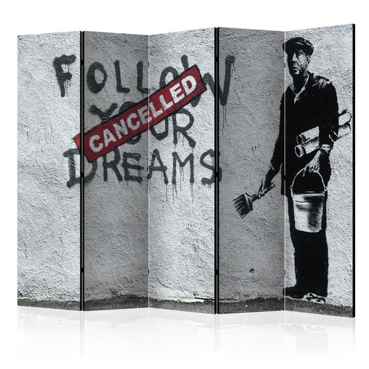 Paravent - Dreams Cancelled (Banksy) II Artgeist
