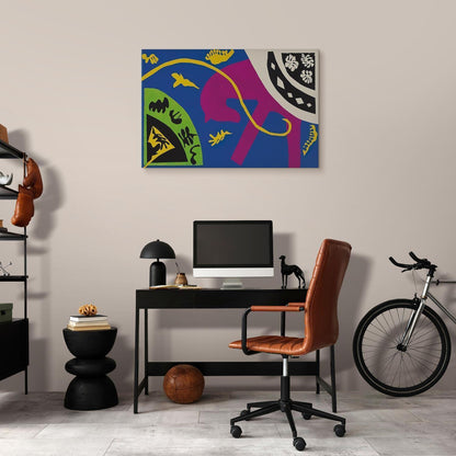 Leinwandbild - Henri Matisse – Horse, Rider and Clown (from Jazz)