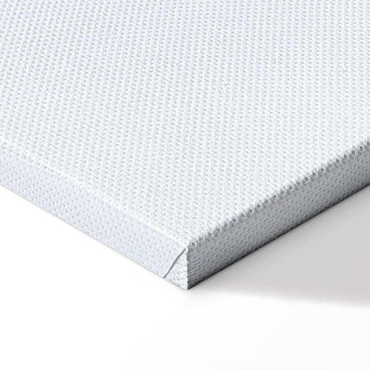 Leinwandbild - Forest in Watercolors (1-part) - Blue Hue Landscape Abstraction