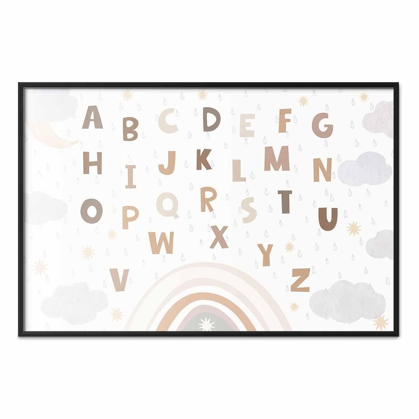 Poster - Letters in Muted Colors