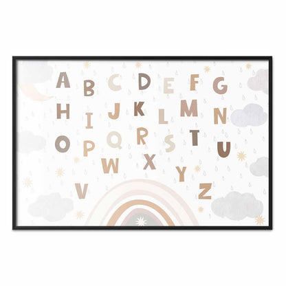 Poster - Letters in Muted Colors