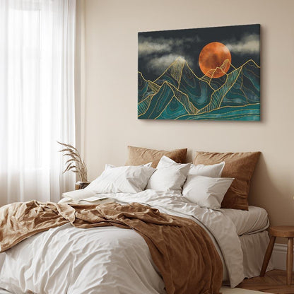 Leinwandbild - Mountain Calm (1 Part) Wide