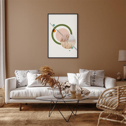 Leinwandbild - Geometric Landscape (1 Part) Vertical