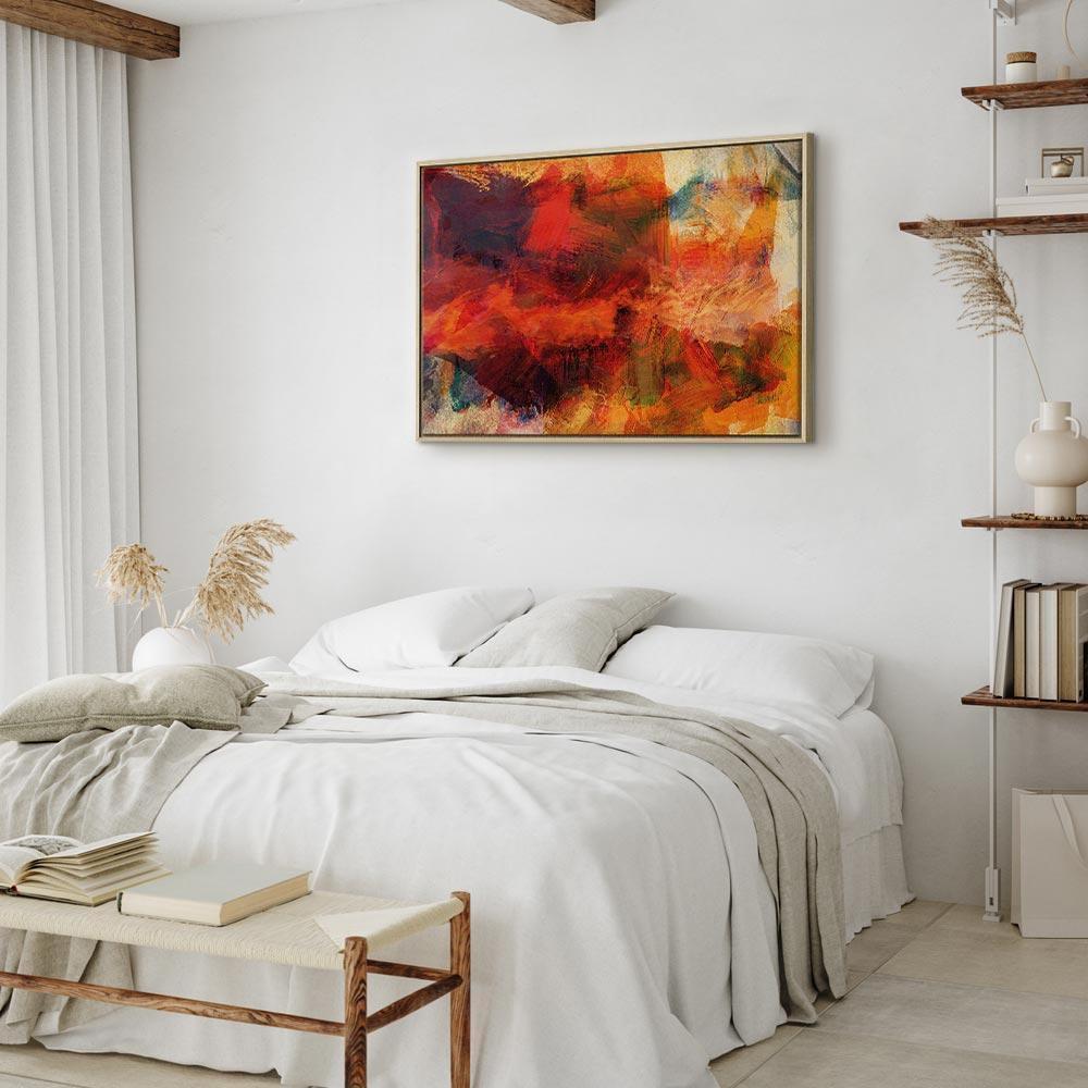Leinwandbild - Explosion of Wild Colors (1 Part) Wide