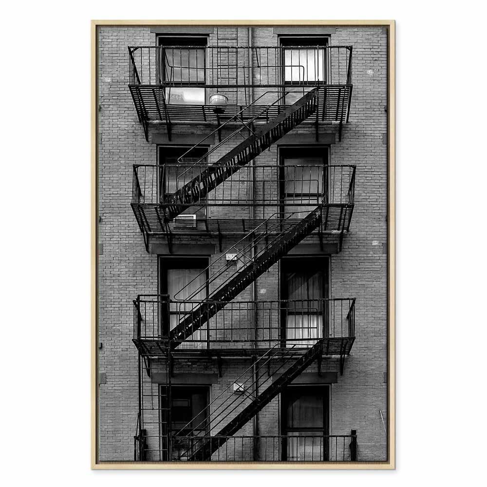 Leinwandbild - Emergency Exit (1 Part) Vertical