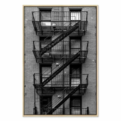 Leinwandbild - Emergency Exit (1 Part) Vertical