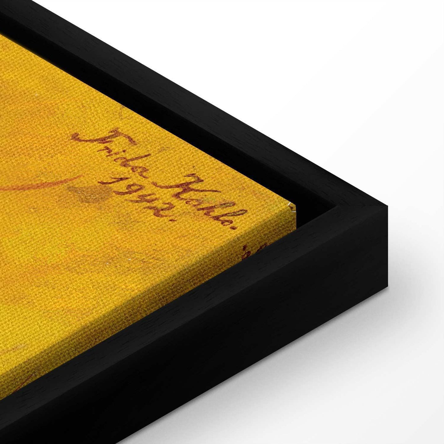 Leinwandbild - Frida Kahlo – Self-Portrait with Monkey and Parrot