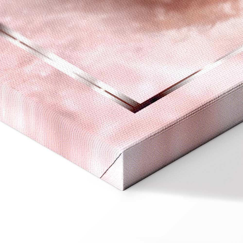 Leinwandbild - Space Flamingo (1 Part) Vertical