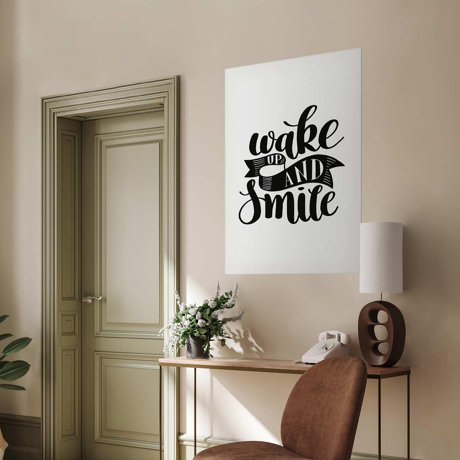 Poster - Wake Up and Smile Artgeist