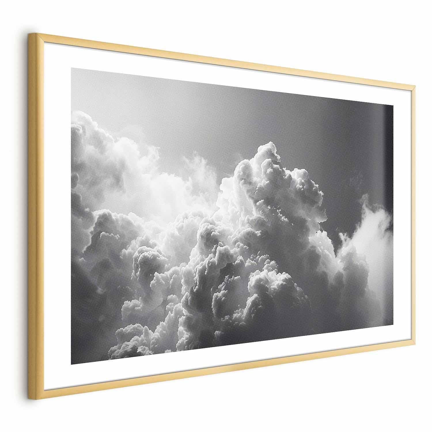 Poster - Extraordinary Phenomenon: The Sun Illuminating Dark Clouds Artgeist