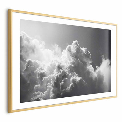 Poster - Extraordinary Phenomenon: The Sun Illuminating Dark Clouds Artgeist