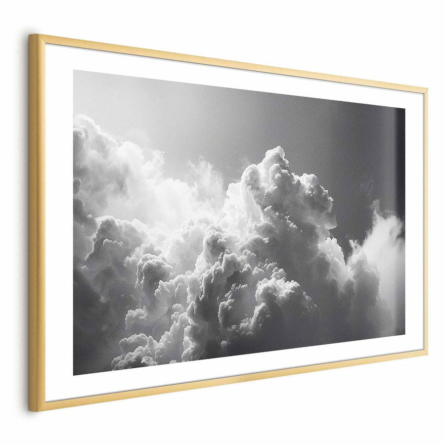 Poster - Extraordinary Phenomenon: The Sun Illuminating Dark Clouds Artgeist