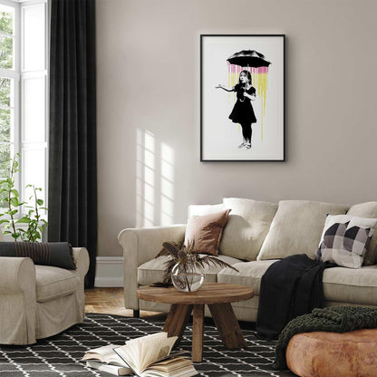 Poster - Girl with an Umbrella Artgeist