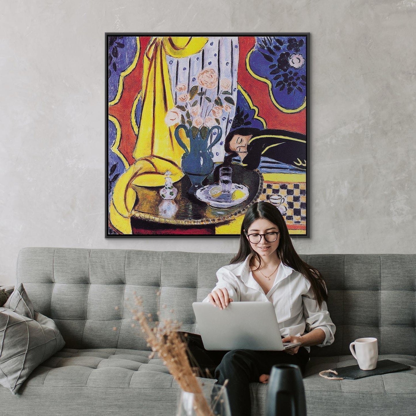 Leinwandbild - Henri Matisse – Harmony in Yellow