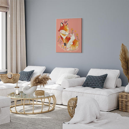Malen nach Zahlen - Fox and Rabbit