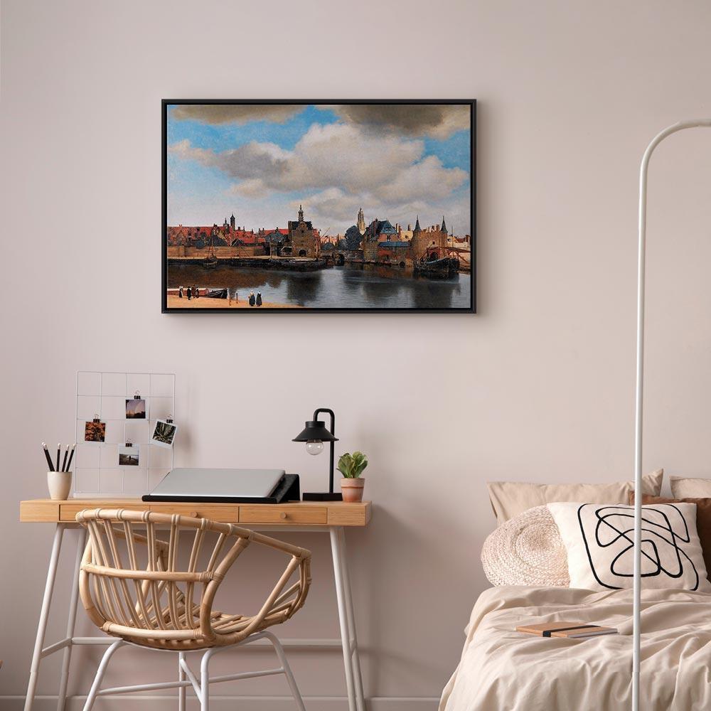 Leinwandbild - Jan Vermeer – View of Delft